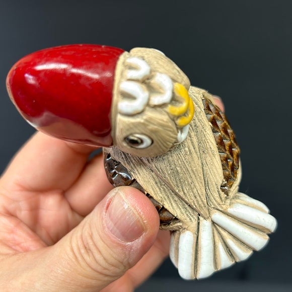 Vintage retired ARTESANIA RINCONADA hand made Parrot figure Made in Uru… - Picture 6 of 7